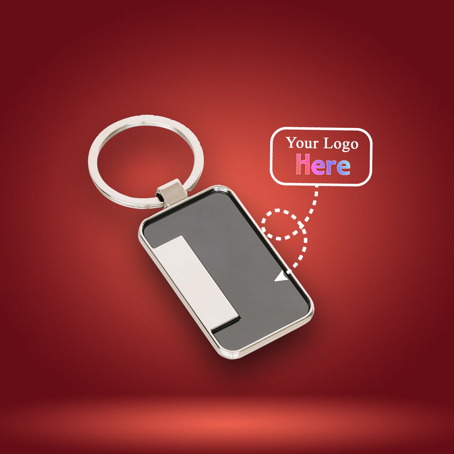 Premium Metal Keychain with Branding Space