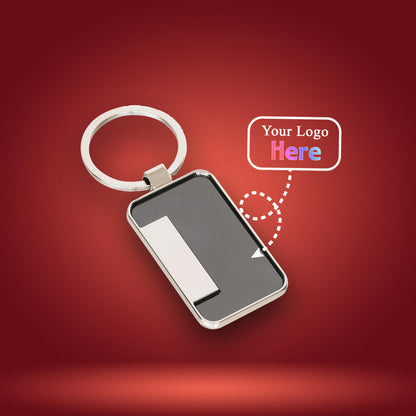 Premium Metal Keychain with Branding Space