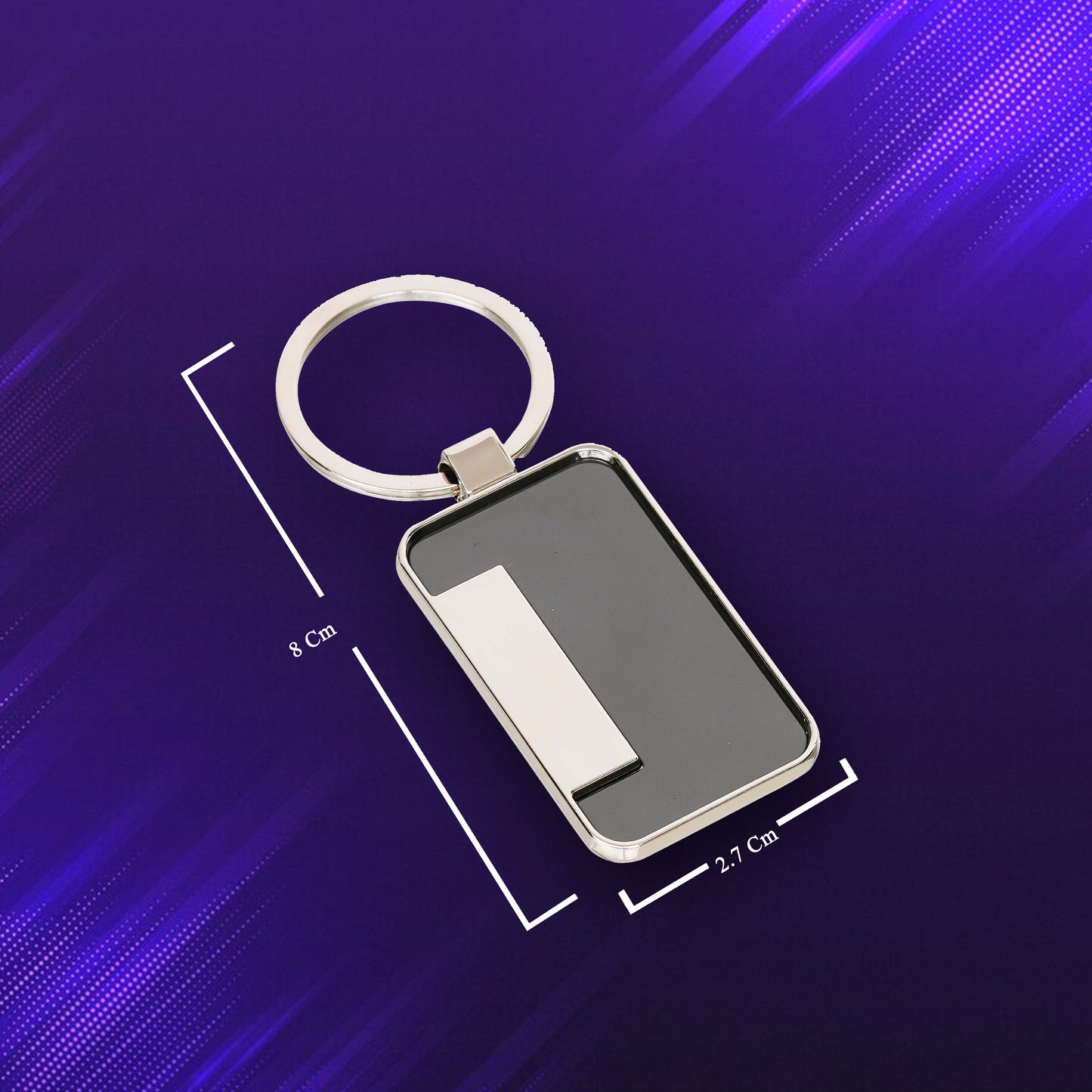 Premium Metal Keychain with Branding Space