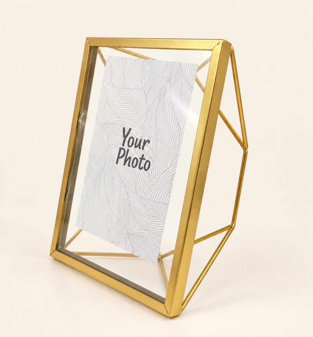 Gold-Finish Photo Frame