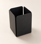 Metal Pen Stand - Black, studio view 2