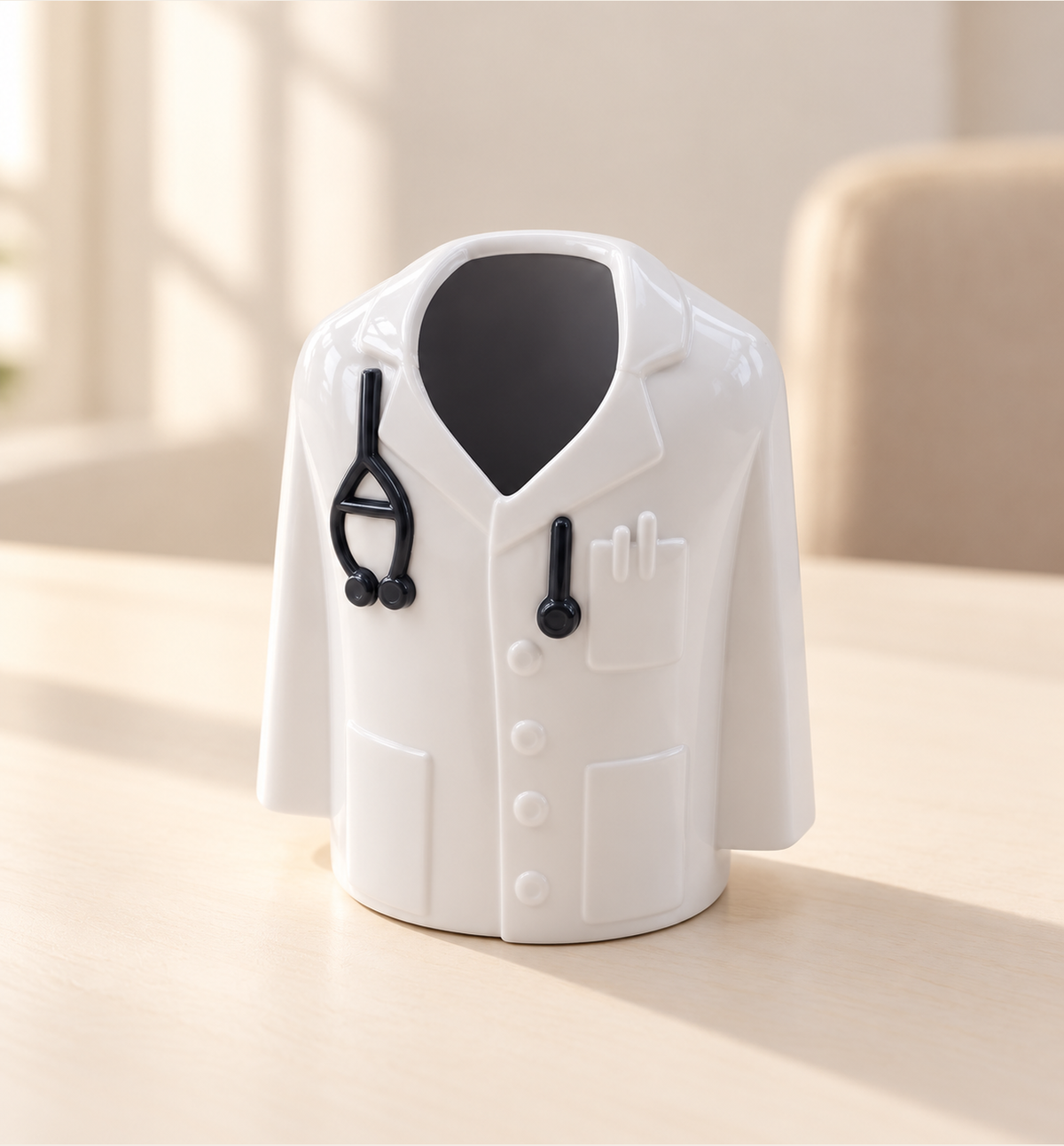 Doctor’s Desk Pen Stand - White, lifestyle