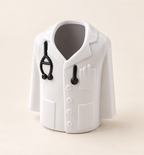 Doctor’s Desk Pen Stand - White, studio view 2