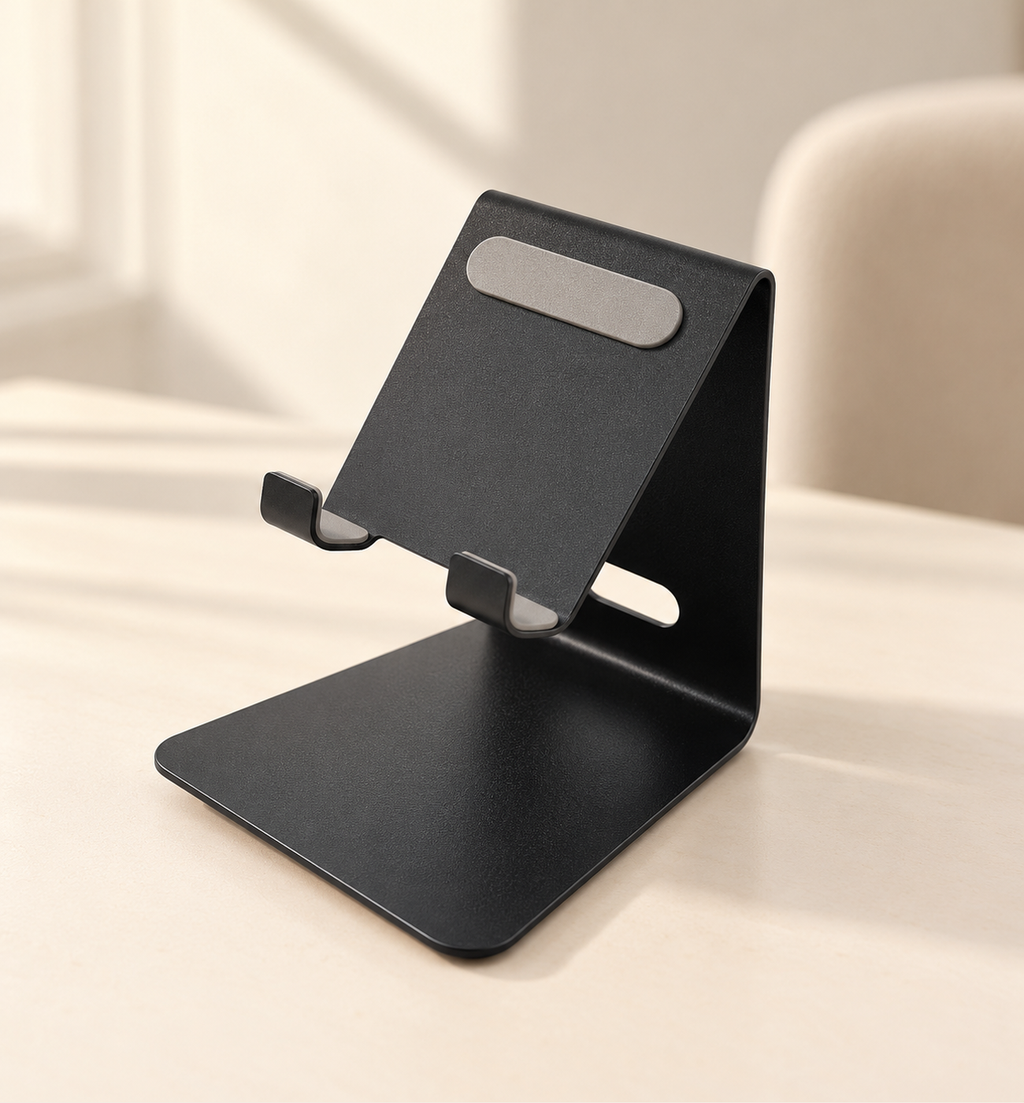 Desktop Mobile Stand - Black, lifestyle