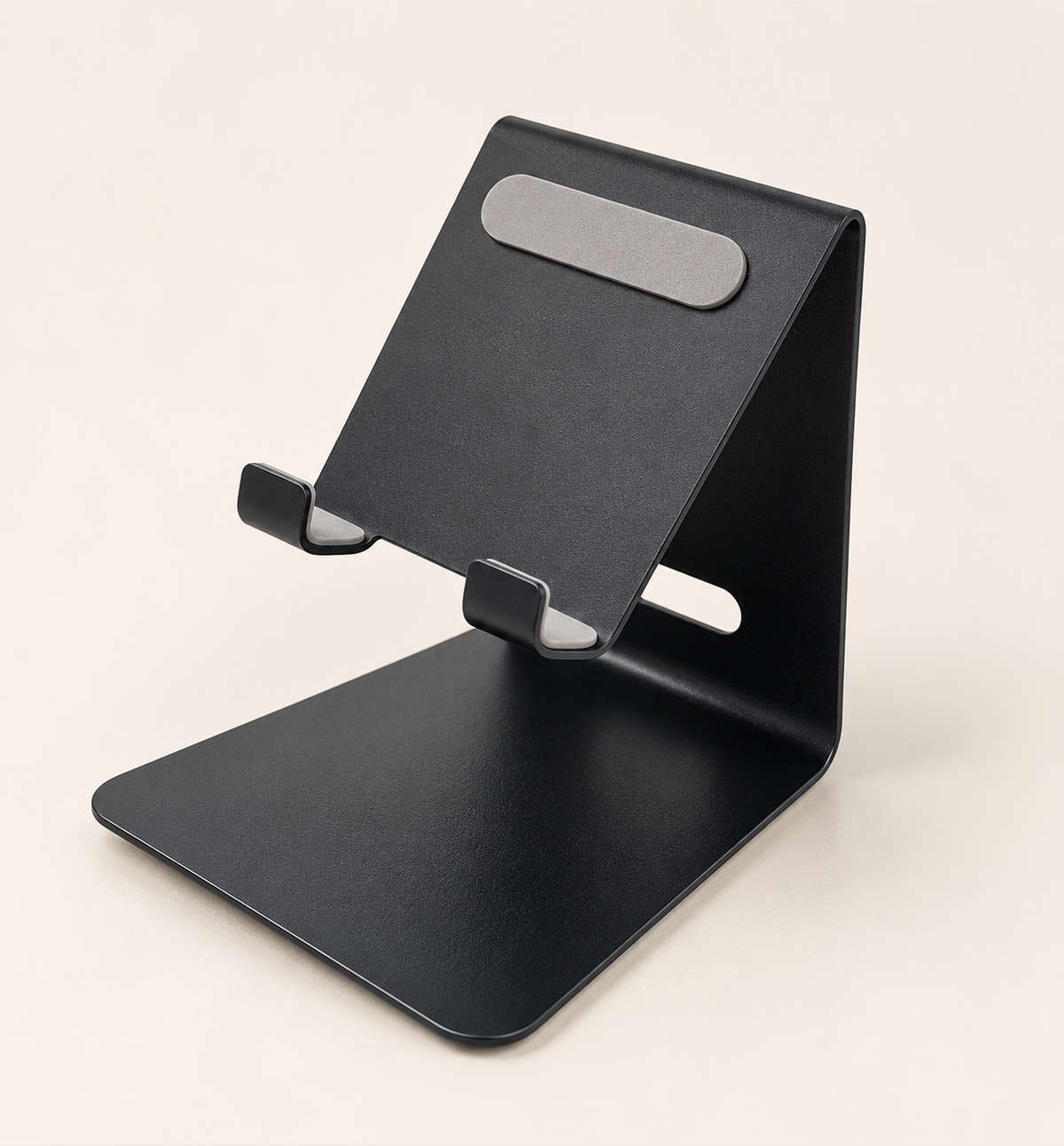 Desktop Mobile Stand - Black, studio view 2