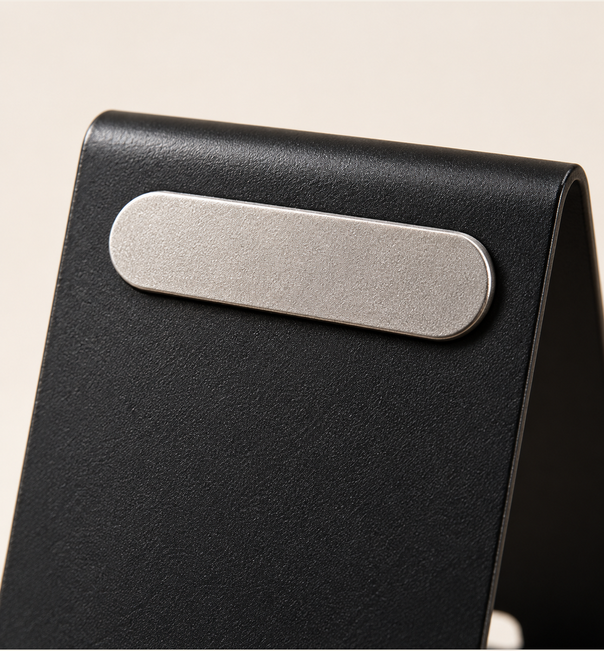 Metal Mobile Stand - Black, close-up