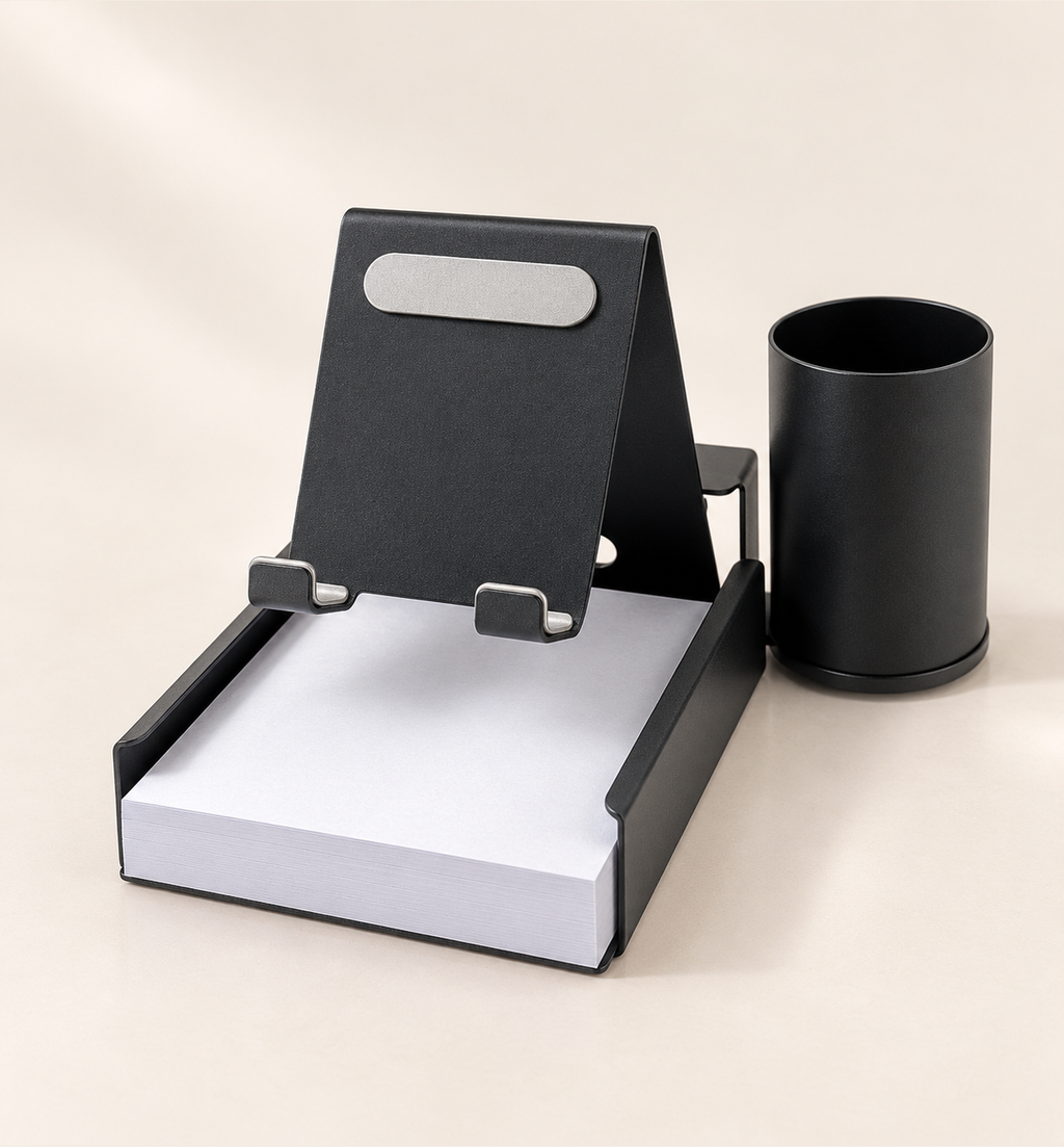 Metal Mobile Stand - Black, studio view 1