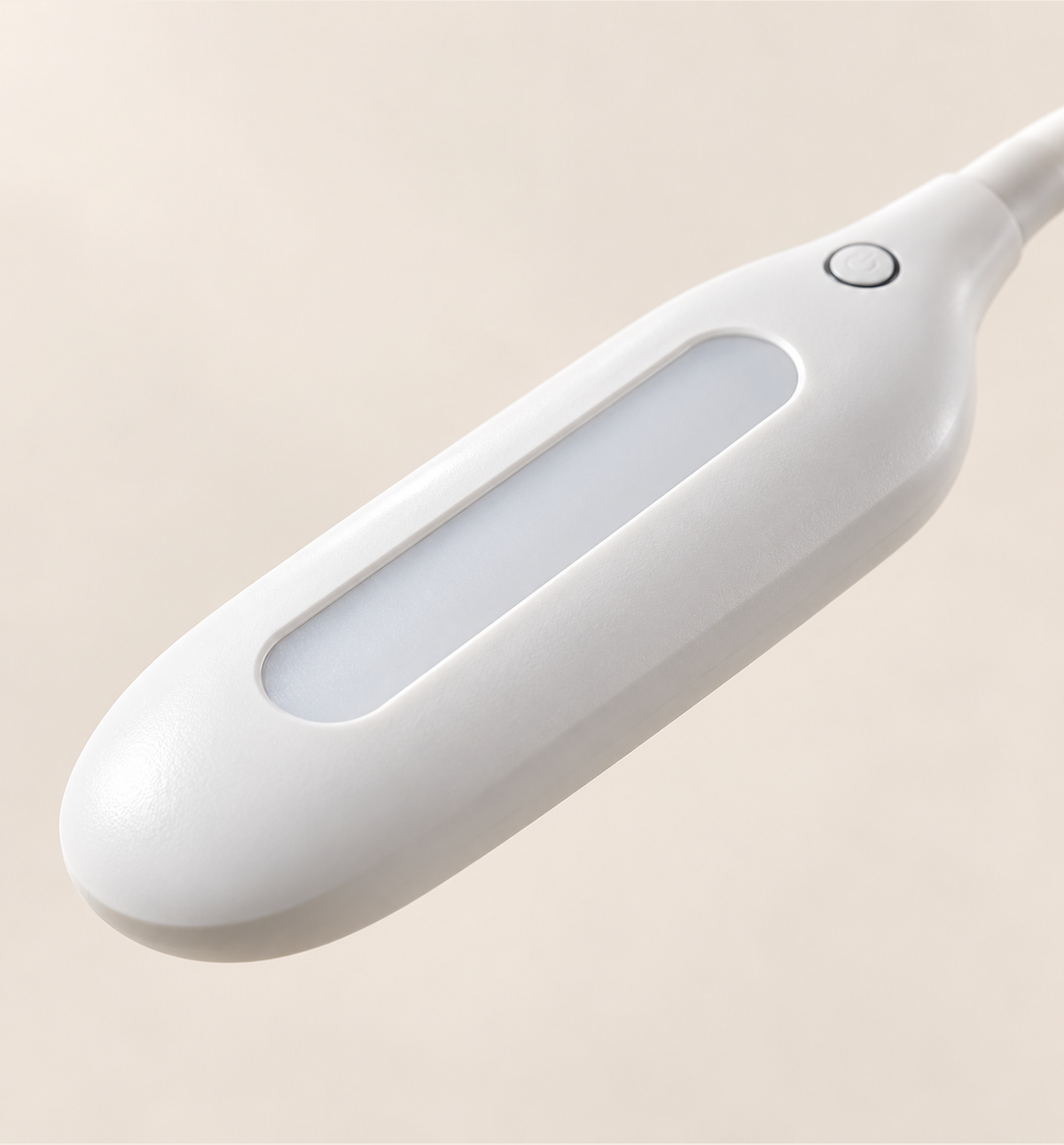 Flexible USB Desk Lamp - White, close-up