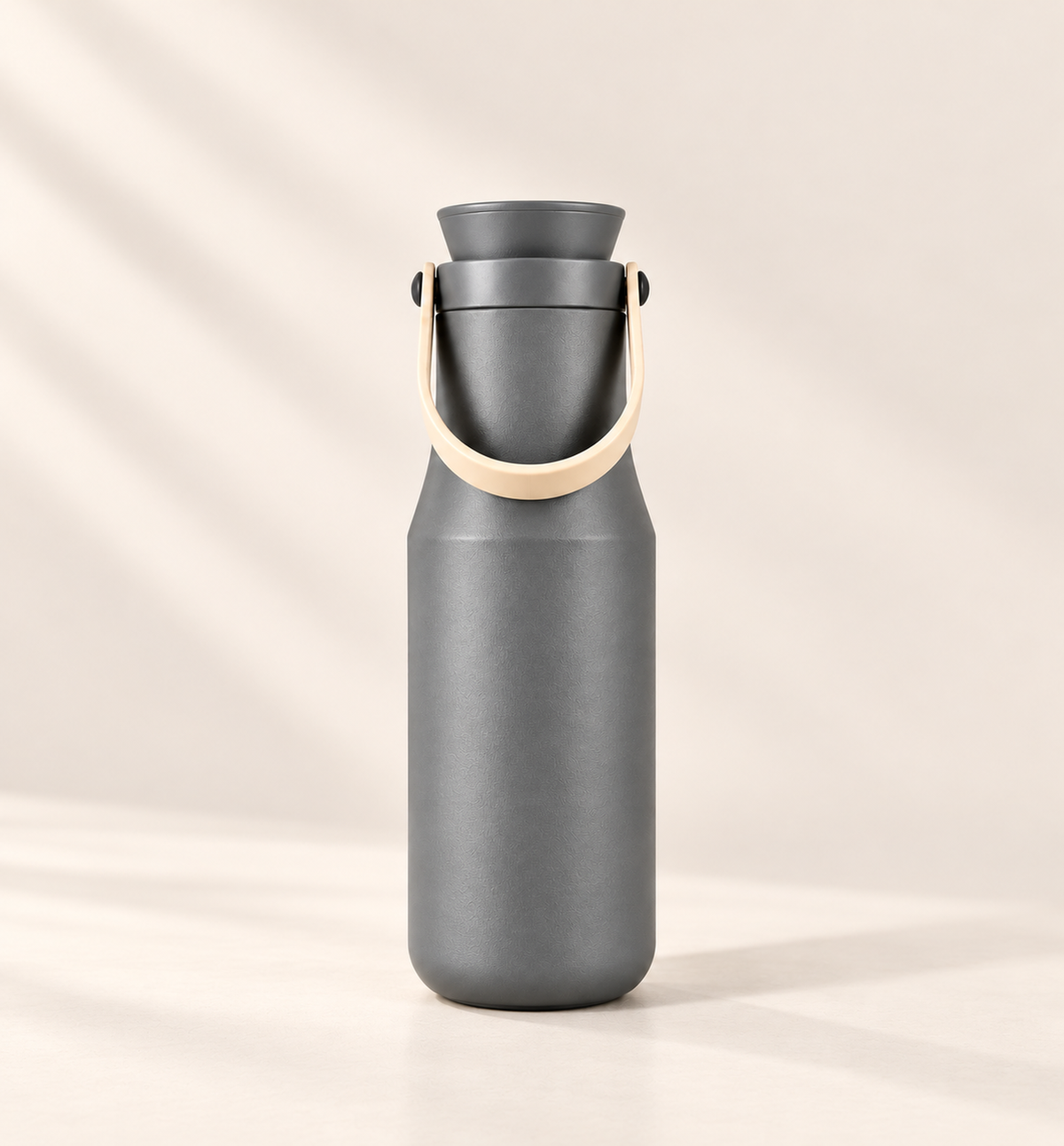 Victoria Hot and Cold Steel Bottle - Grey, 500 ml, main view
