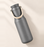 Victoria Hot and Cold Steel Bottle - Grey, 500 ml, alternate angle