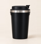 Anti-Spill Suction Mug - Black, 380 ml, main view