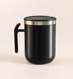 Matte Black Steel Tumbler - Black, main view