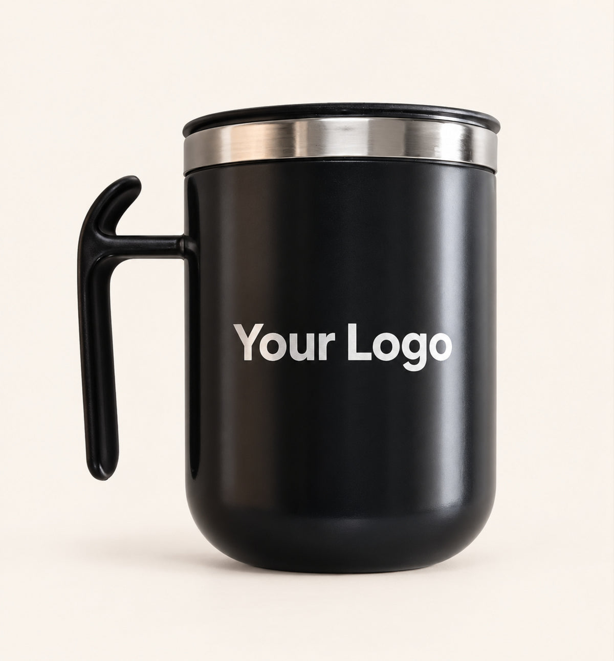 Matte Black Steel Tumbler