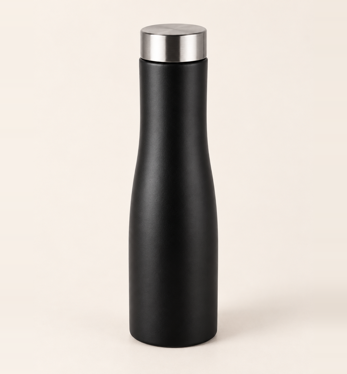 Stainless Steel Bottle - Black, 1 L, main view