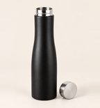 Stainless Steel Bottle - Black, 1 L, alternate angle