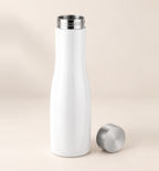 Stainless Steel Bottle - White, 1 L, alternate angle