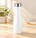 Stainless Steel Bottle - White, 1 L, lifestyle