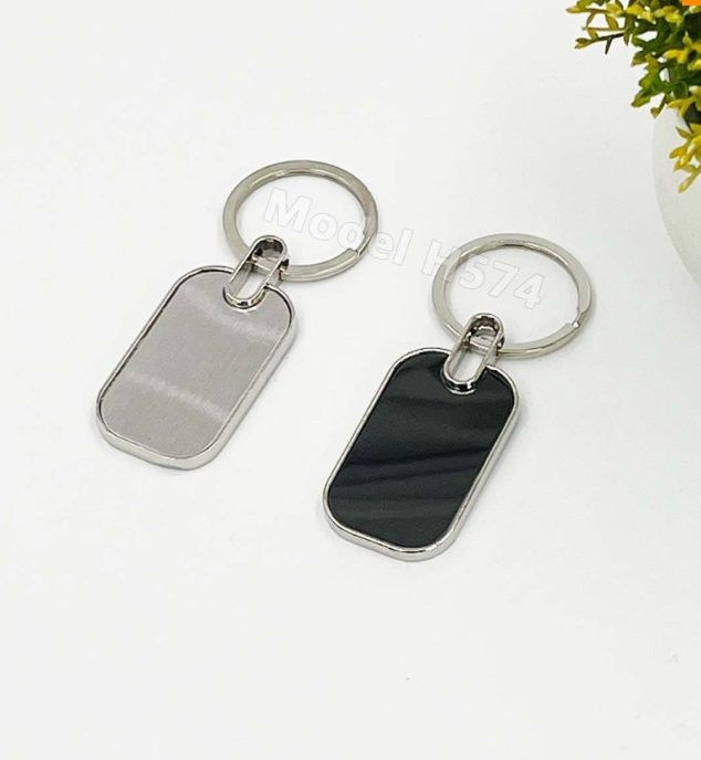 Slim Metal Keychain