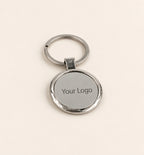 Premium Round Metal Keychain