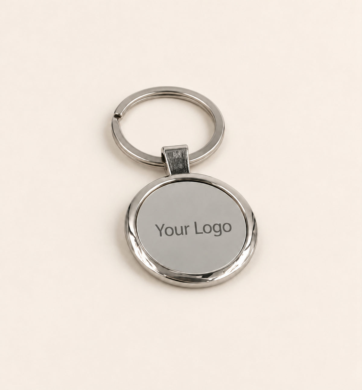 Premium Round Metal Keychain
