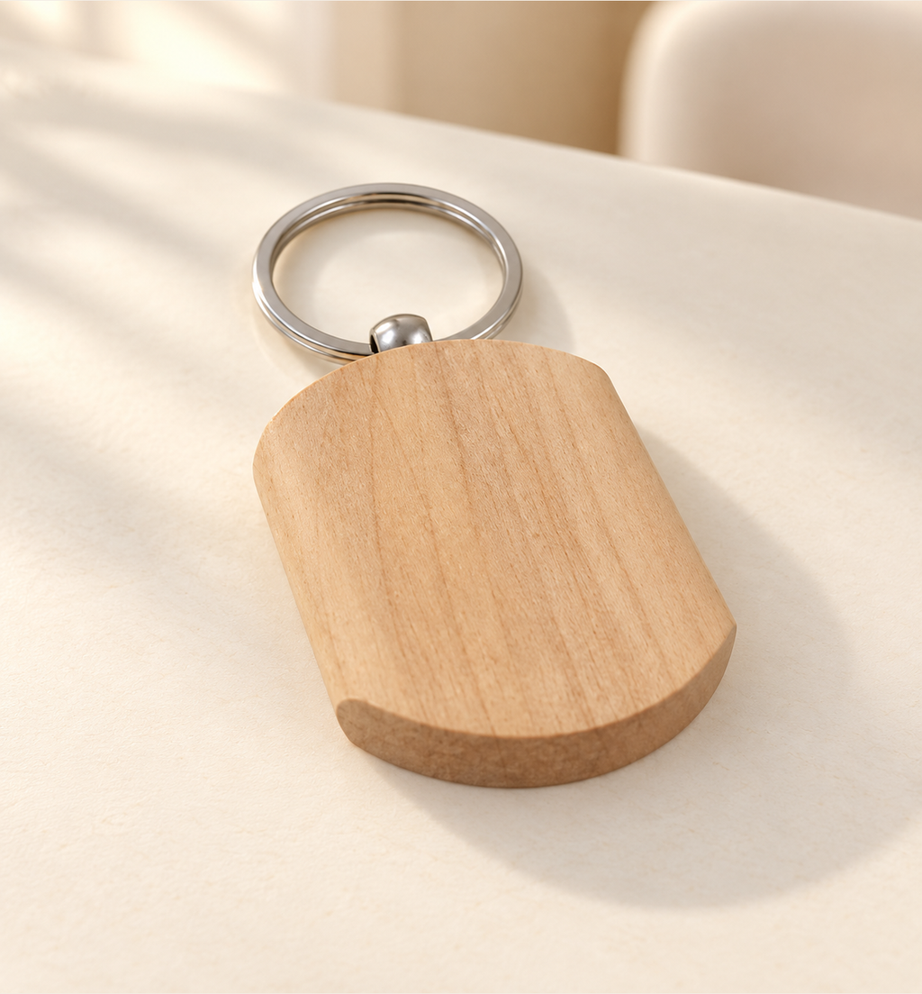 Wooden Keychain - Wood, lifestyle