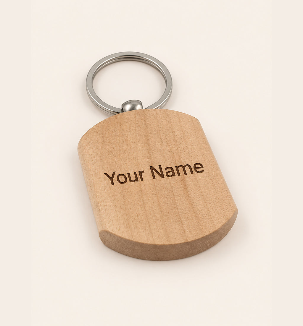 Wooden Keychain