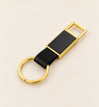 Gold-Finish Keychain - Gold, alternate angle