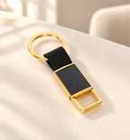 Gold-Finish Keychain - Gold, lifestyle