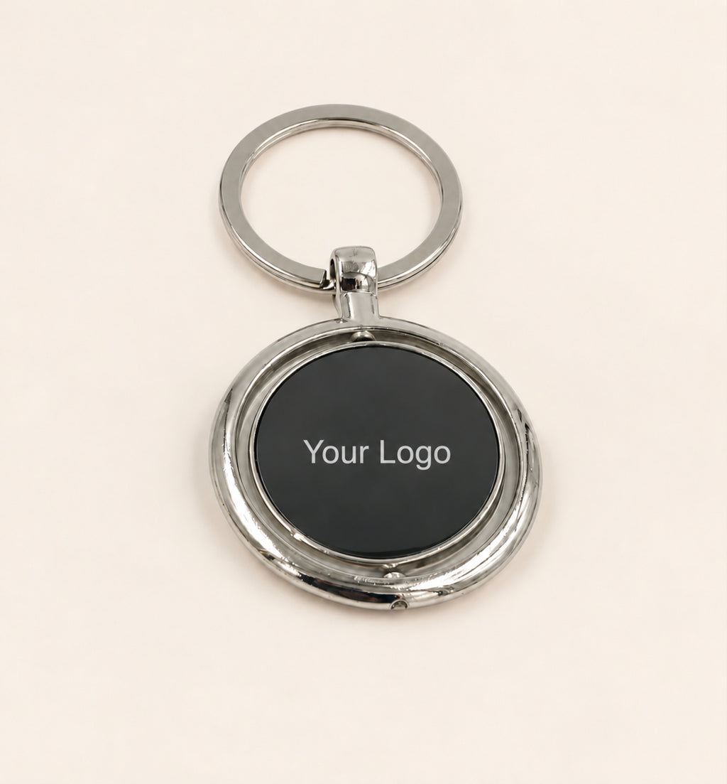 Round Spinner Keychain