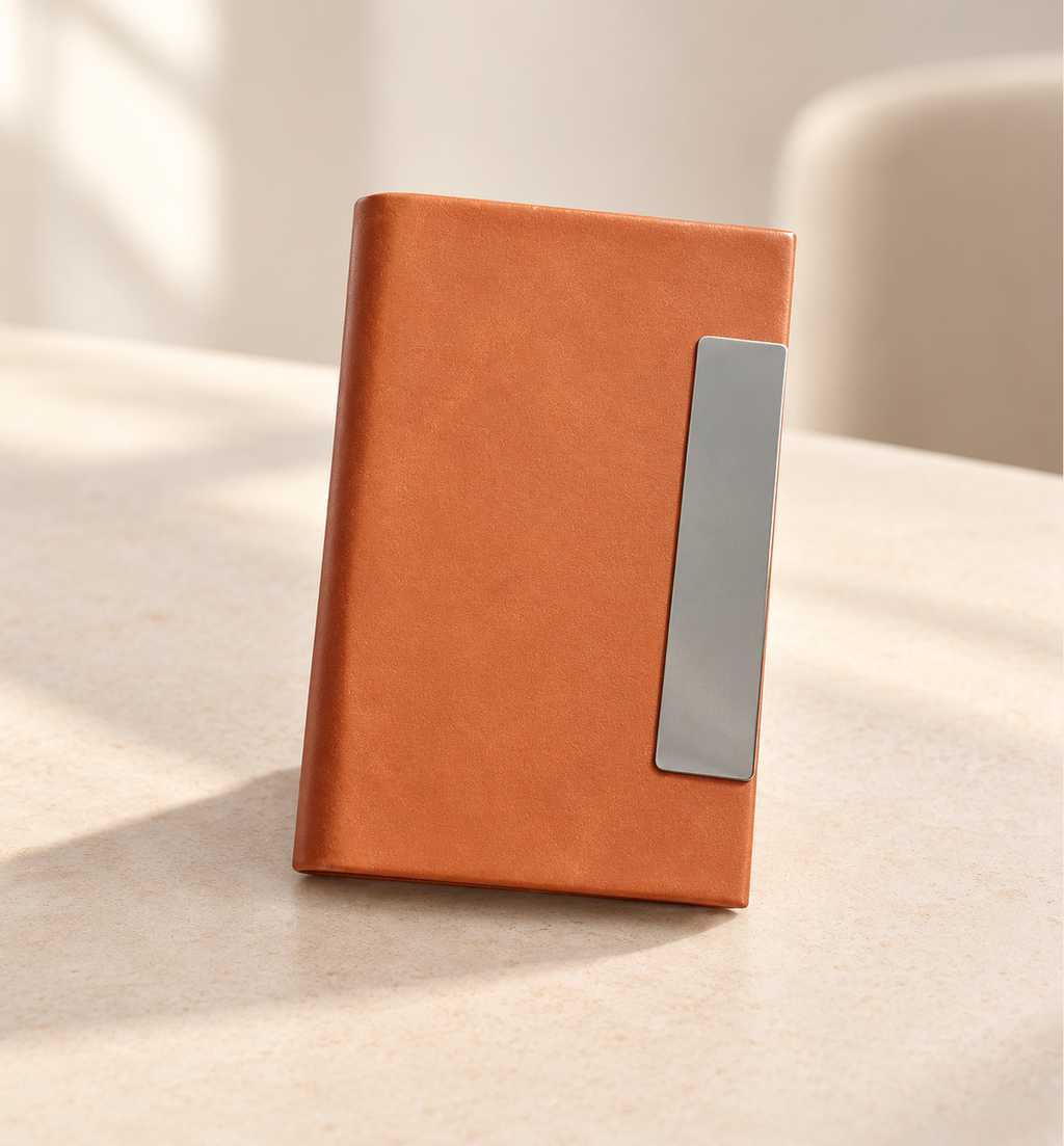Classic Card Holder - Brown, lifestyle