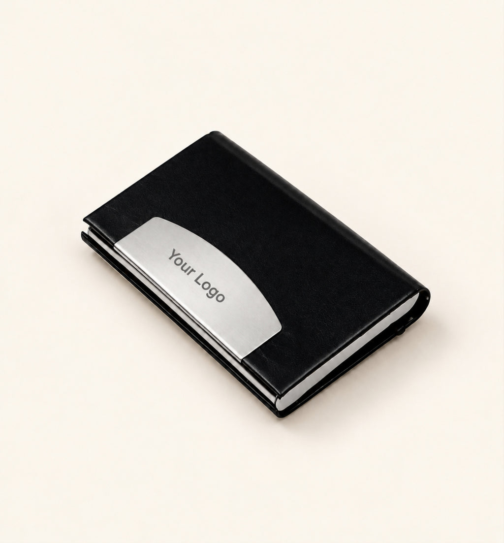 Metal-Panel Card Holder