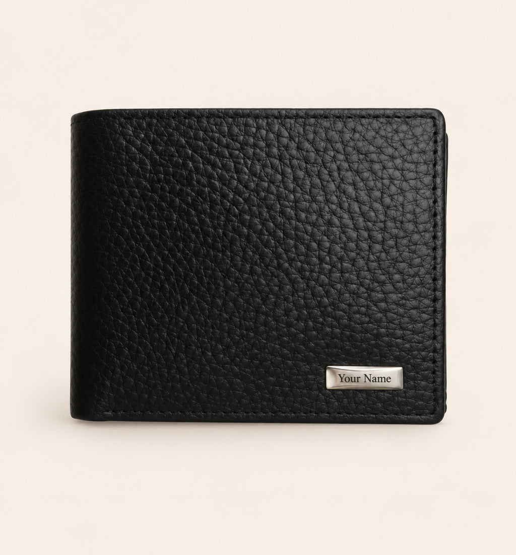 Milled Leather Wallet