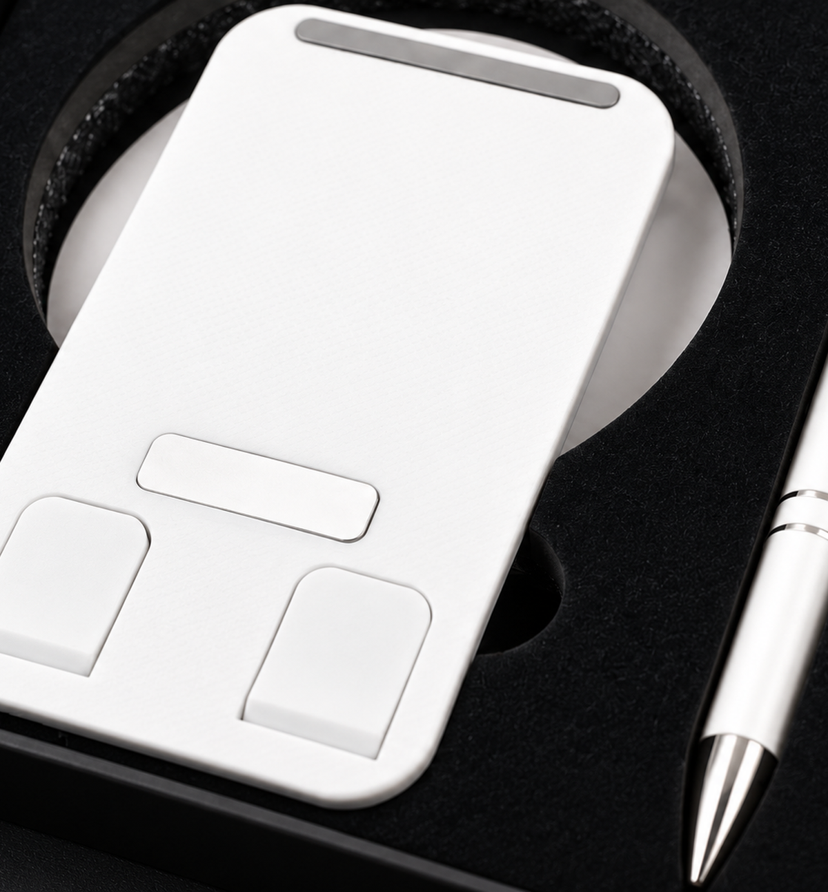 3-in-1 Desk Gift Set - White, Detail