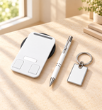 3-in-1 Desk Gift Set - White, Lifestyle