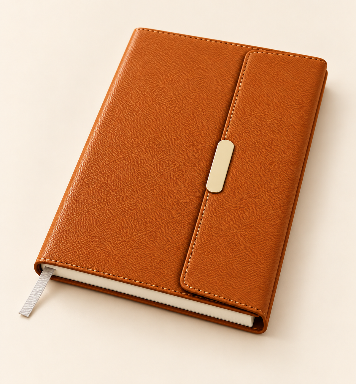 Flap-Lock Office Diary - Brown, Main