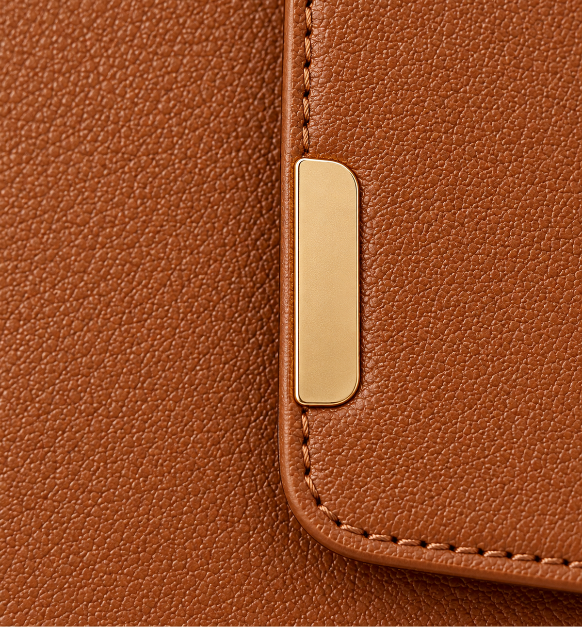 Flap-Lock Office Diary - Brown, Detail