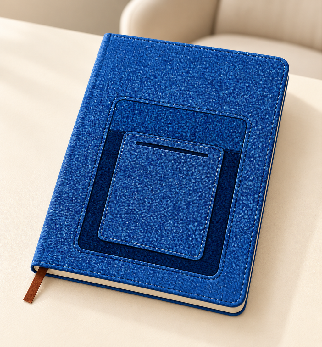 A5 Multi-Function Office Diary - Blue, Lifestyle