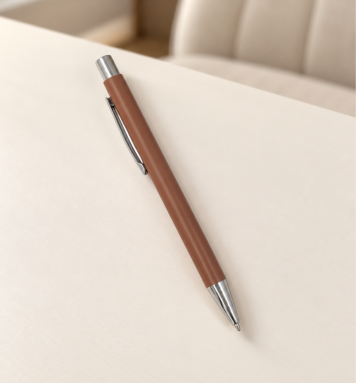 Classic Ball Pen - Tan, Lifestyle