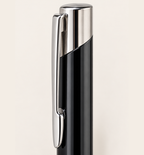 Slim Aluminium Click Pen - Black, Detail