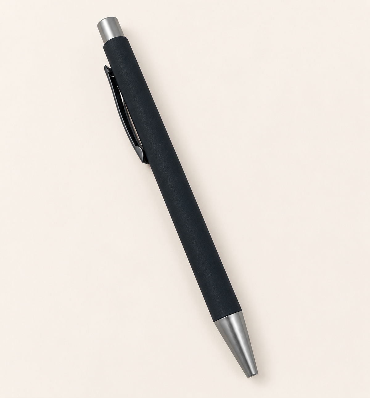 Soft-Touch Matte Ball Pen - Black, Main