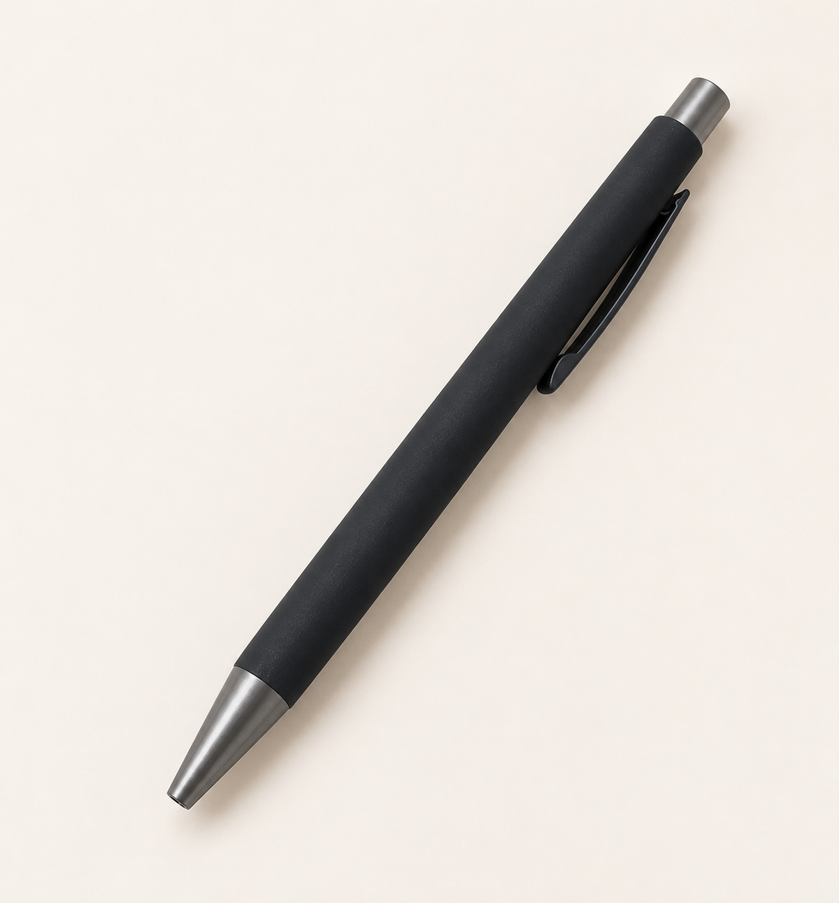 Soft-Touch Matte Ball Pen - Black, Alternate