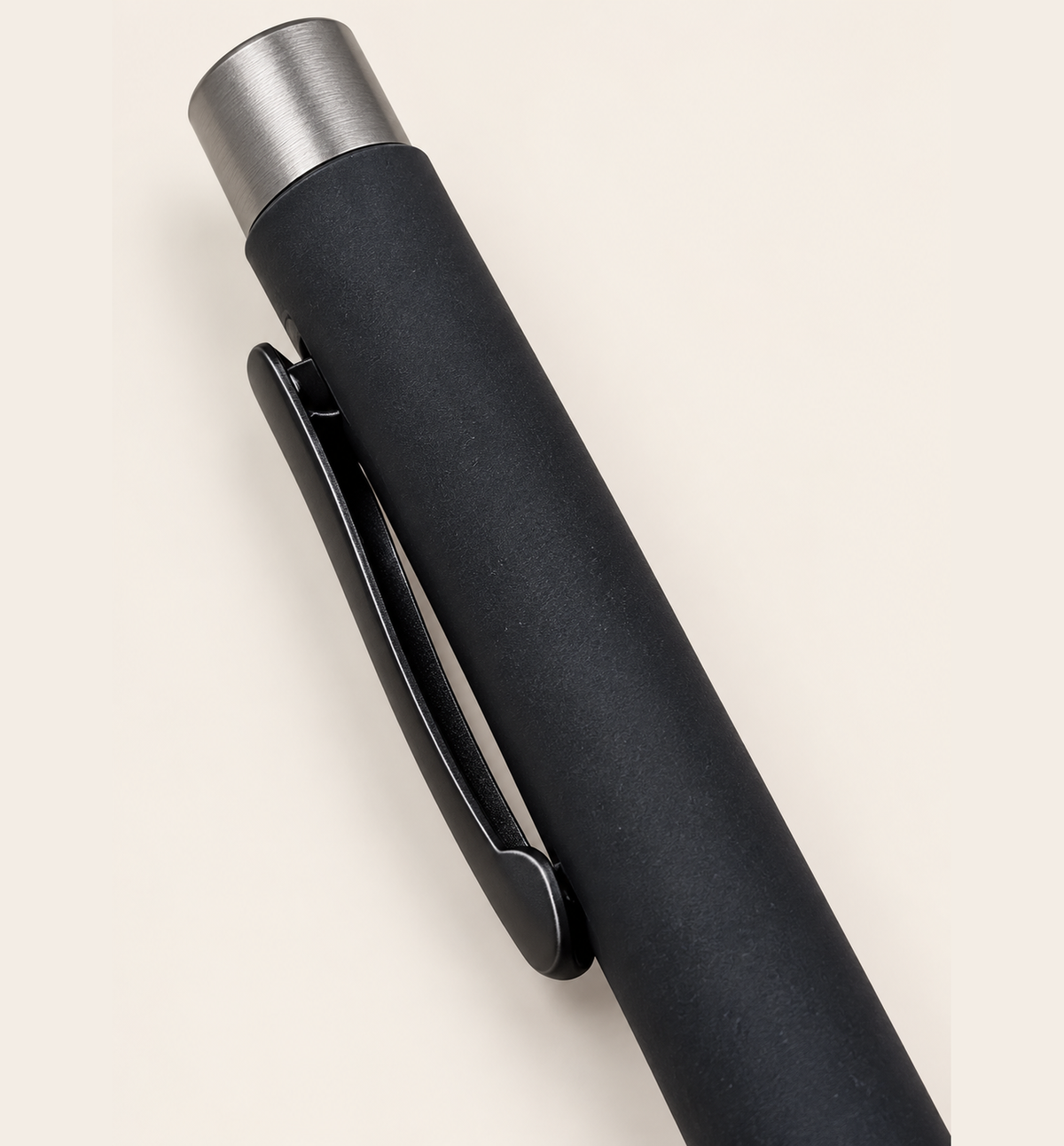 Soft-Touch Matte Ball Pen - Black, Detail