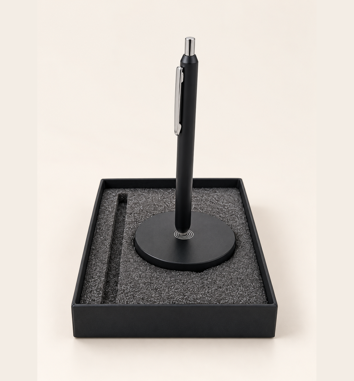 Hector Magnetic Ball Pen with Stand - Black, Main