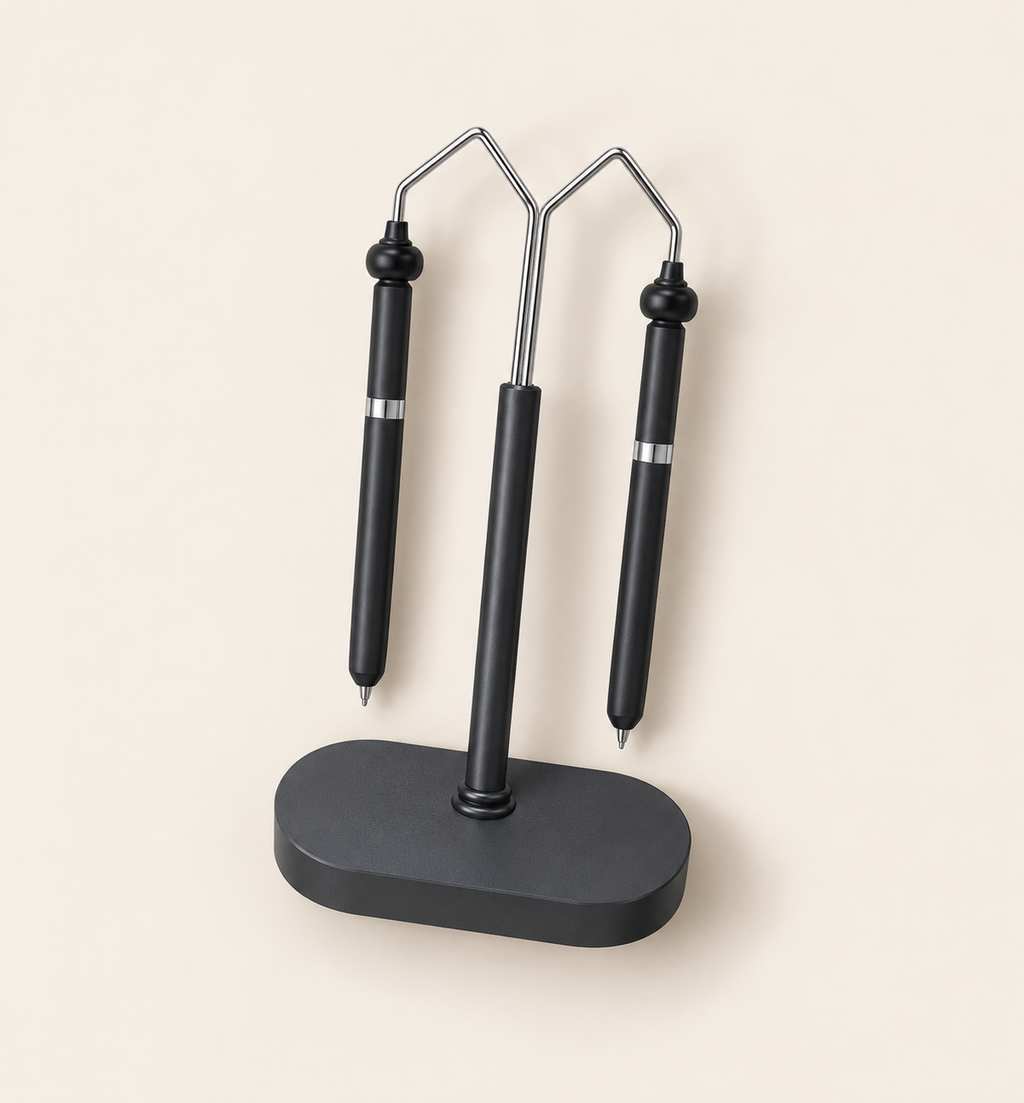 Magnetic Pen Set with Stand - Black, Alternate